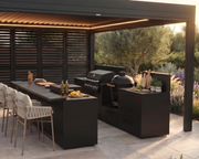 Island outdoor kitchen example