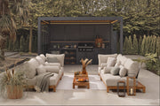Luxe Electric Retractable Roof LED Aluminium Pergola