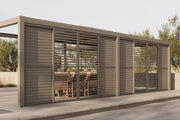 Luxe Pergola Louvered Side Panels