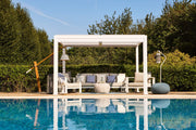 Outlet Maranza Manual Deluxe Louvered Pergola 3m x 3.6m Matt White