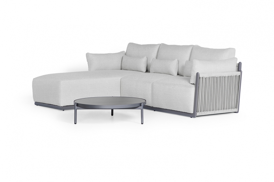 Soro Chaise Lounge Fabric Outdoor Sofa Suns Lifestyle