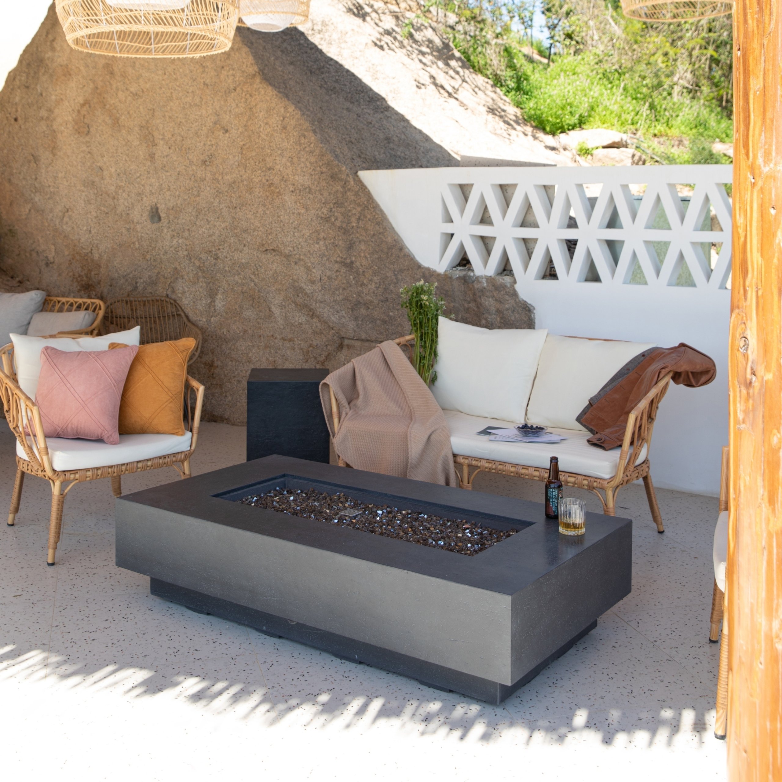 Positano firepit from suns lifestyle