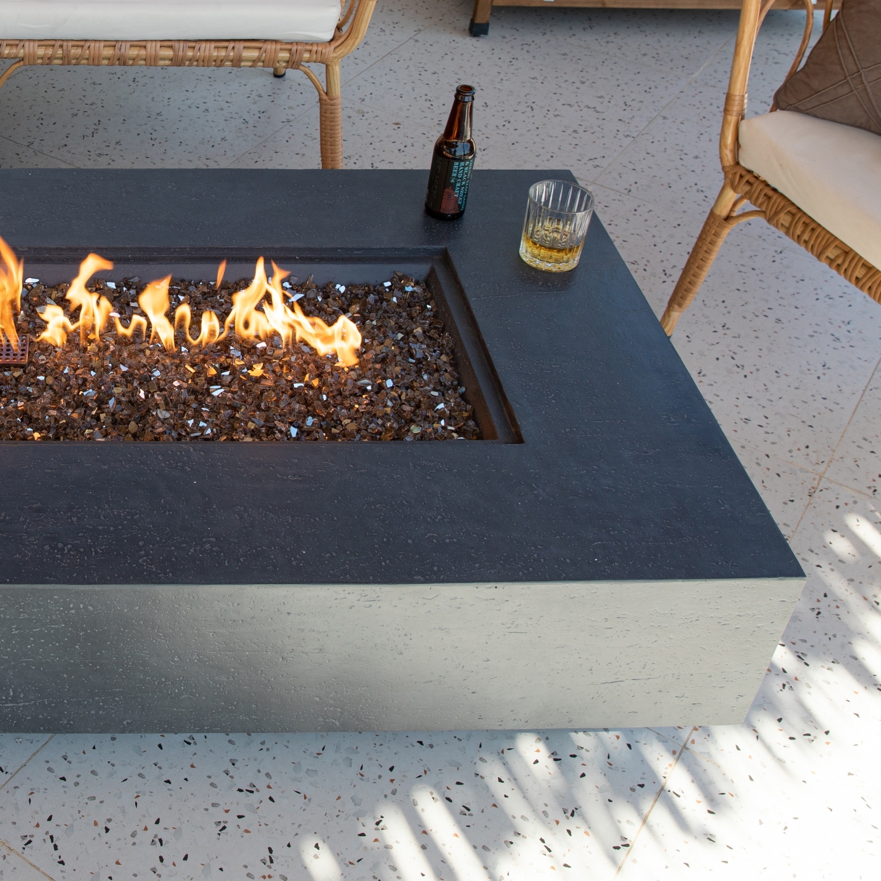 Positano firepit from suns lifestyle
