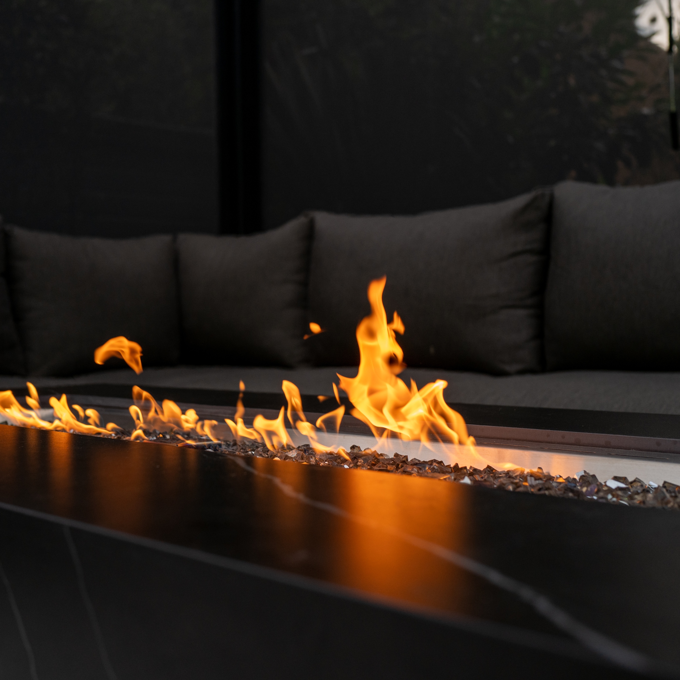 Close up of our Victoria firepit from Suns Lifestyle